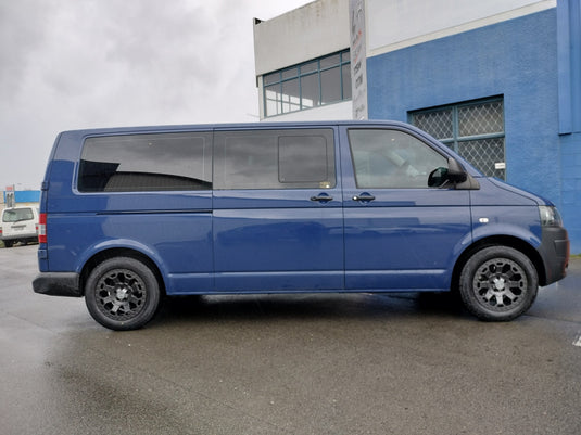 VW T5 Transporter (2015) on Black Rhino Warlord