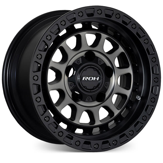 ROH Alloy Wheels ASSAULT Matt Black w/Machined Face & Dark Tint