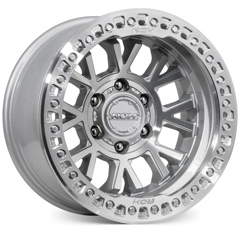 Load image into Gallery viewer, ROH Alloy Wheels BL01 Silver w/Machined Face
