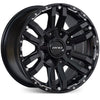 ROH Alloy Wheels VAPOUR Matt Black w/Machined Under Cut
