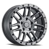 Black Rhino Wheels ARCHES Matt Brushed Gunmetal w/Black Bolts