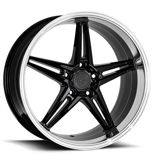 Covert Wheels CV5 Gloss Black w/Machined Lip