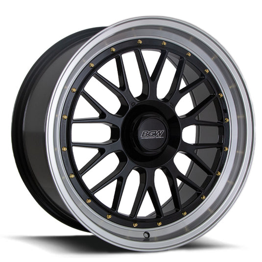 BGW EURO MESH Gloss Black w/Machined Lip