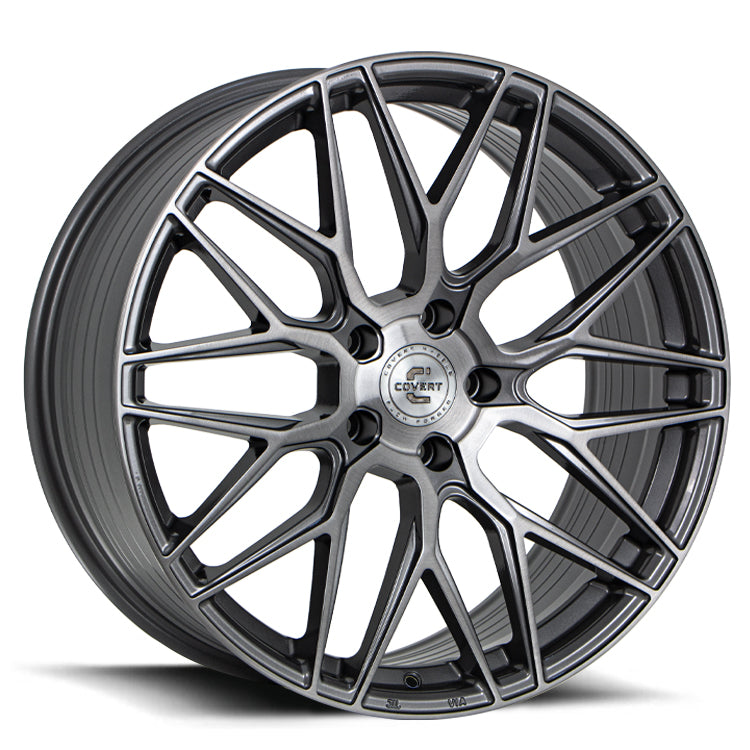 Covert Wheels CV1 Titanium w/Brushed Face – BG Marketing