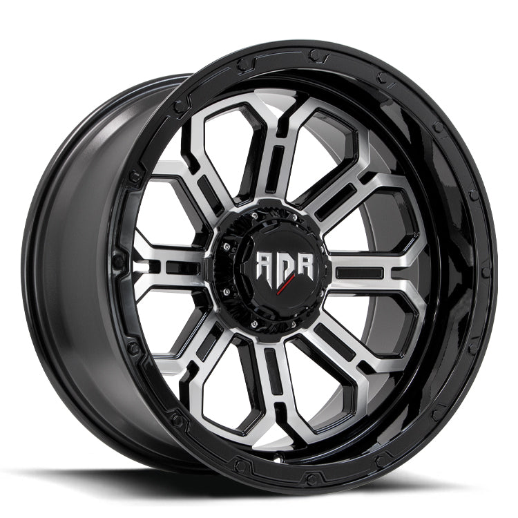 Red Dirt Road RD23 Gloss Black w/Machined Face & Black Lip