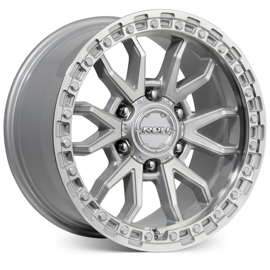 ROH Alloy Wheels RAID Silver w/Machined Face
