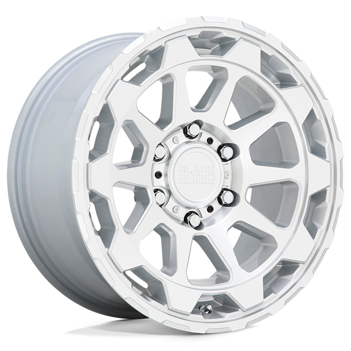 Black Rhino Wheels ROTOR Gloss Silver w/Mirror Cut Face