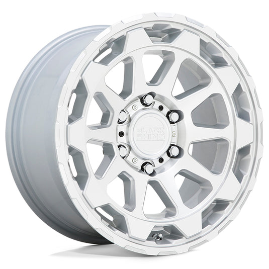Black Rhino Wheels ROTOR Gloss Silver w/Mirror Cut Face