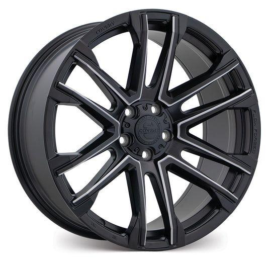 Covert Wheels RV4 Matt Black w/Milled Spoke