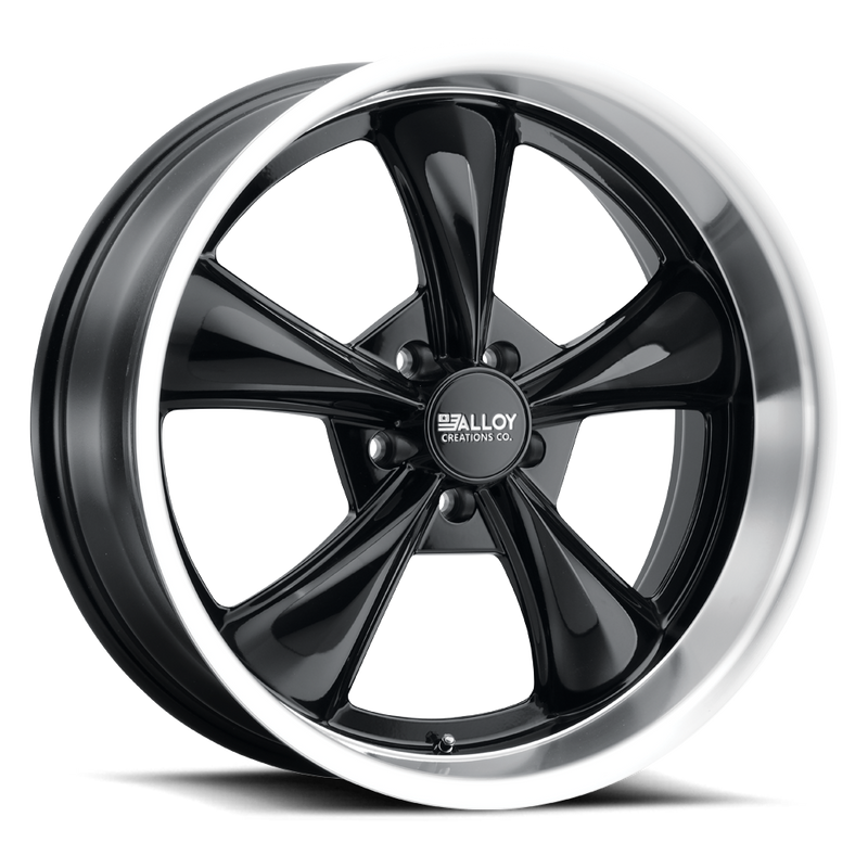 Load image into Gallery viewer, Alloy Creations AC505 Gloss Black w/Machined Lip
