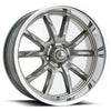 Ridler Wheels R650 Grey w/Polished Lip