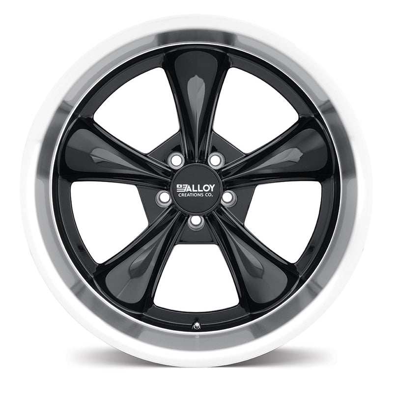 Load image into Gallery viewer, Alloy Creations AC505 Gloss Black w/Machined Lip
