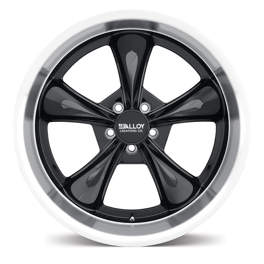 Alloy Creations AC505 Gloss Black w/Machined Lip