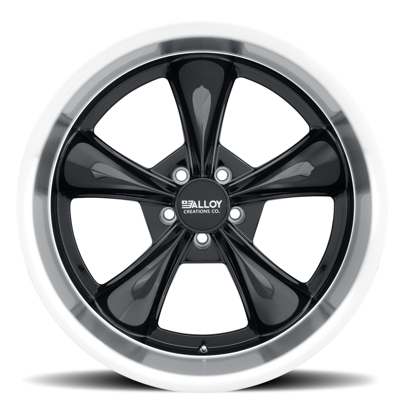 Load image into Gallery viewer, Alloy Creations AC505 Gloss Black w/Machined Lip
