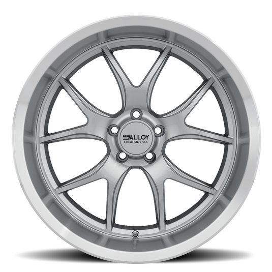 Alloy Creations AC525 Grey w/Machined Lip
