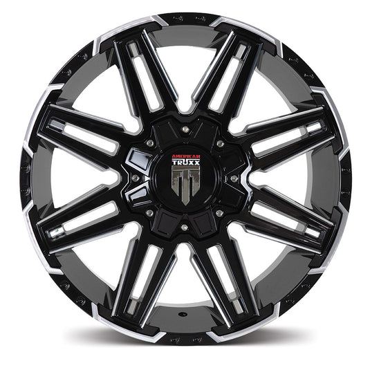 American Truxx BOOM Gloss Black w/Milled Spokes