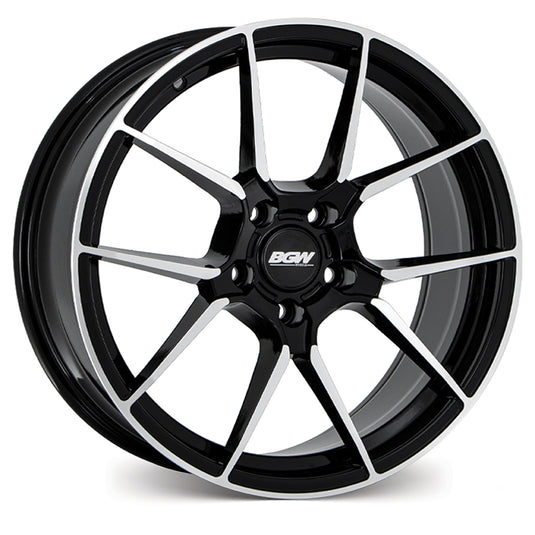 BGW AQUA Gloss Black w/Machined Face