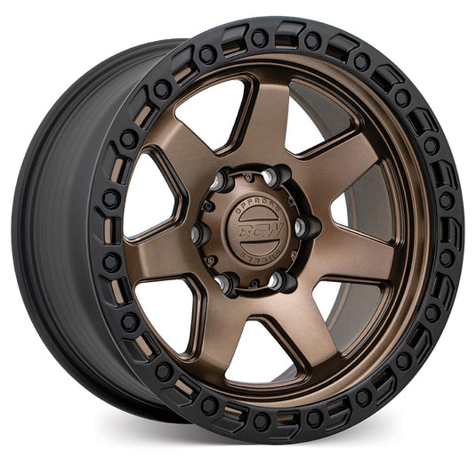 BGW ATLAS Bronze w/Black Bead alloy wheel - 17x8.5 beadlock-inspired design