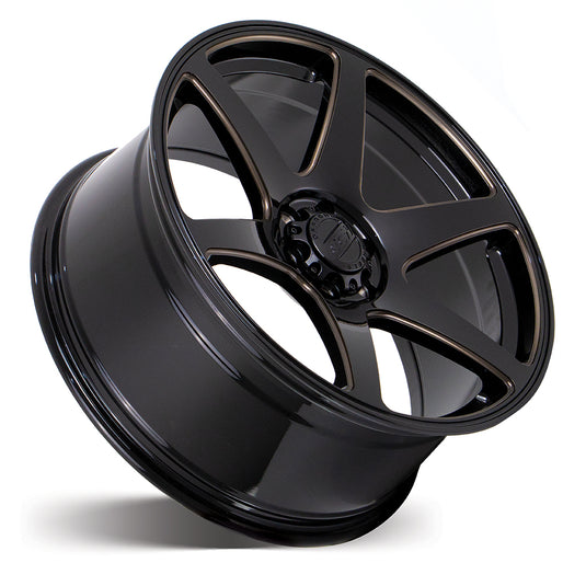 BGW CARTEL Gloss Black w/Tinted Milled Spokes