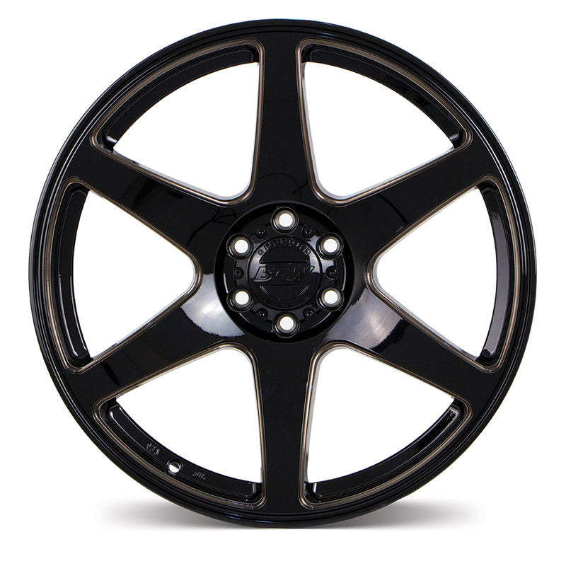 Load image into Gallery viewer, BGW CARTEL Gloss Black w/Tinted Milled Spokes
