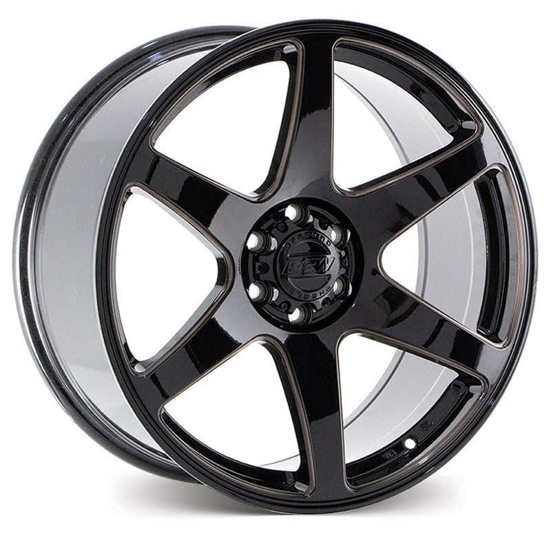 BGW CARTEL Gloss Black w/Tinted Milled Spokes