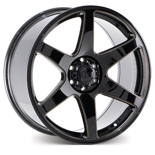 BGW CARTEL Gloss Black w/Tinted Milled Spokes