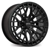 BGW RTX Matt Black alloy wheel - premium motorsport-inspired design with stealthy black finish