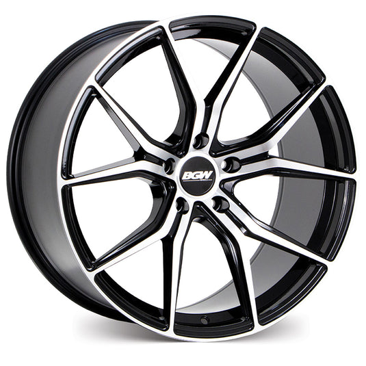 BGW COMPTON Gloss Black w/Machined Face