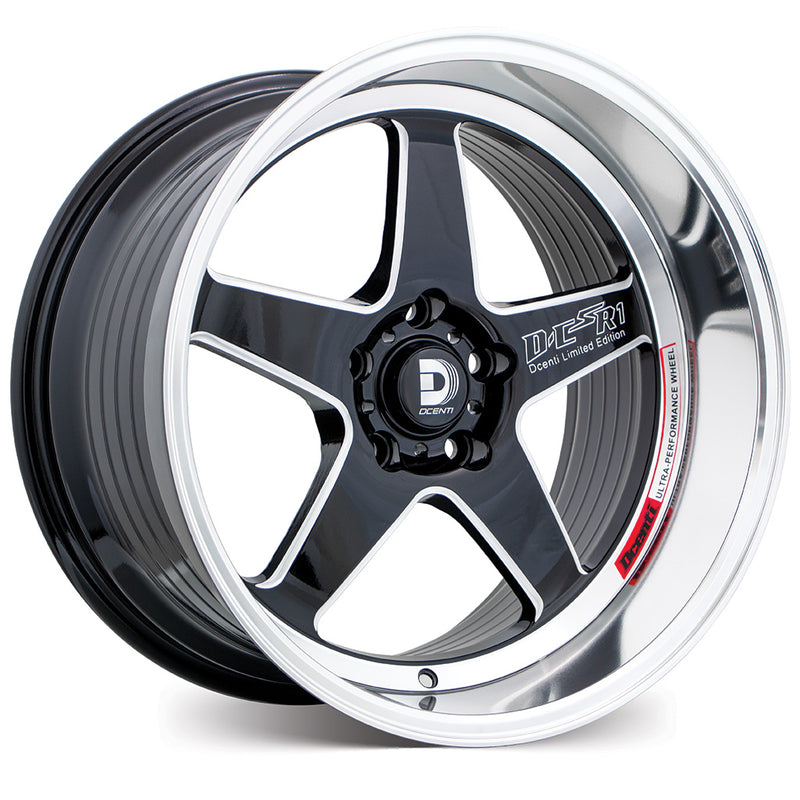 Load image into Gallery viewer, BGW DC R1 Gloss Black Milled w/Machined Lip
