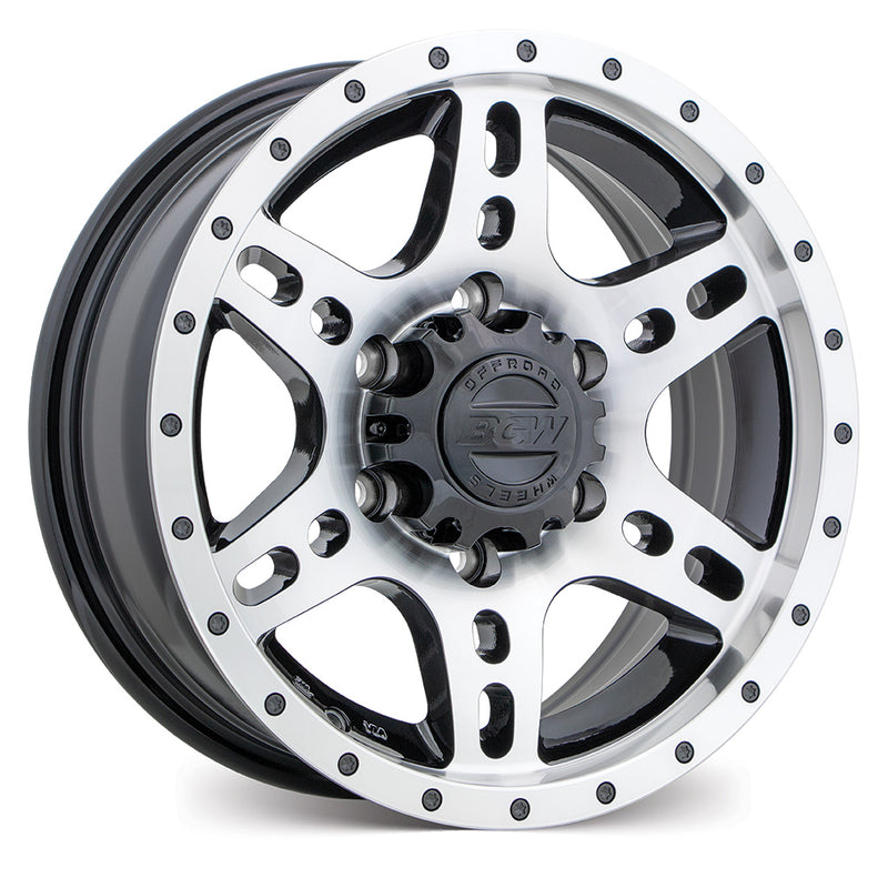 BGW DELTA Gloss Black w/Machined Face