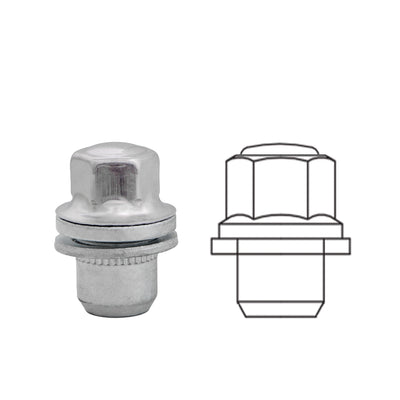 M14x1.5 22mm HEX SHANK NUT W-WASHER R-R 06+