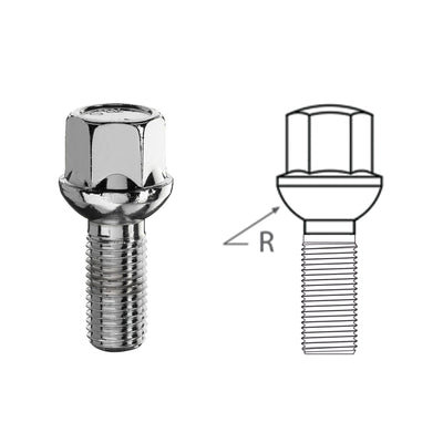 M14x1.5 27mm LONG BOLT 17mm HEX R13 BALL SEAT