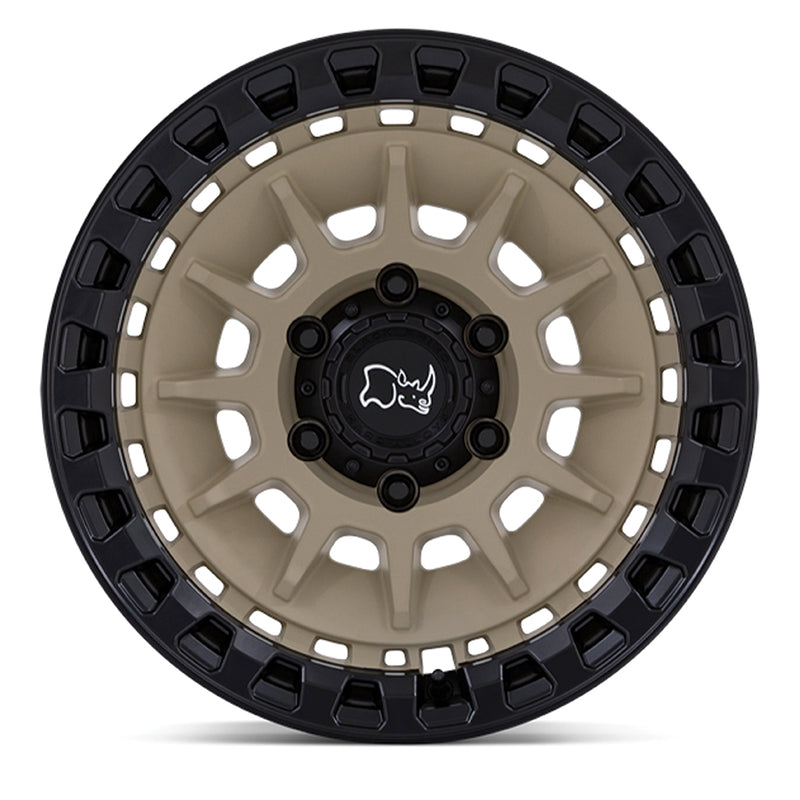 Load image into Gallery viewer, Black Rhino Wheels BARRAGE Desert Sand w/Matt Black Rim Edge
