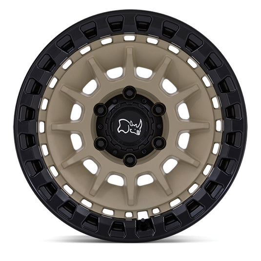 Black Rhino Wheels BARRAGE Desert Sand w/Matt Black Rim Edge