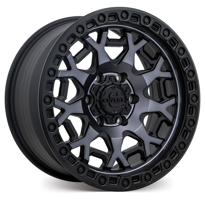 Load image into Gallery viewer, Covert Wheels RT Matt Black w/Dark Tinted Spokes
