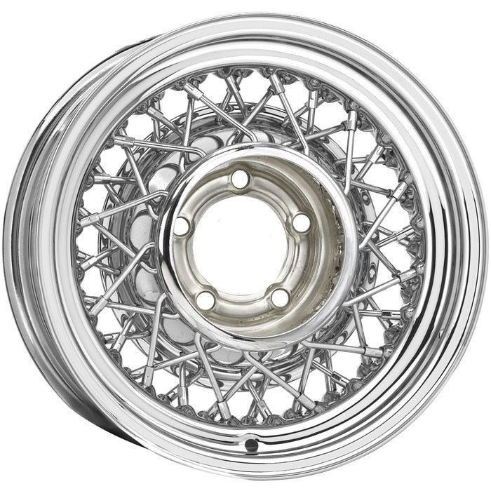 Roadster Wire Wheel T-BIRD WIRE Chrome w/ Stainless spokes