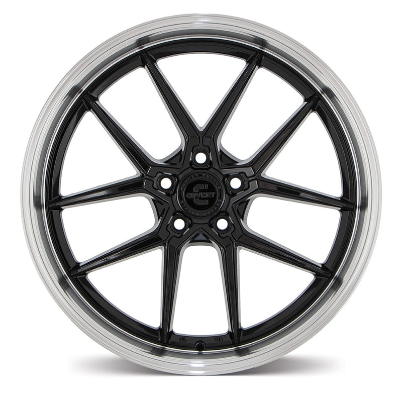 Load image into Gallery viewer, Covert Wheels CV4 Gloss Black w/Machined Lip
