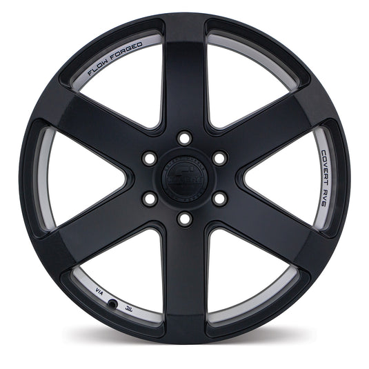 Covert Wheels RV6 Matt Black w/Machined Undercut