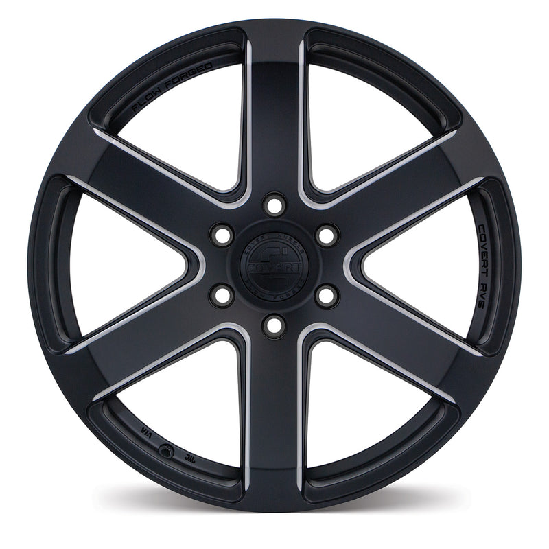 Load image into Gallery viewer, Covert Wheels RV6 Matt Black w/Milled Spokes
