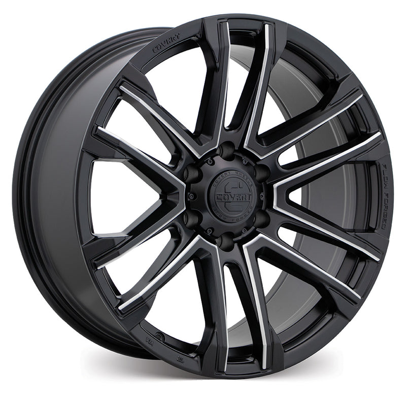 Load image into Gallery viewer, Covert Wheels RV4 Matt Black w/Milled Spoke
