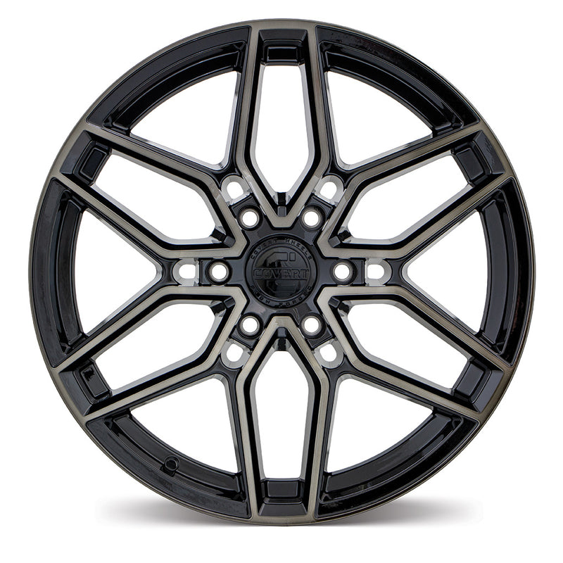 Load image into Gallery viewer, Covert Wheels RV5 Gloss Black w/Machined Face &amp; Dark Tint

