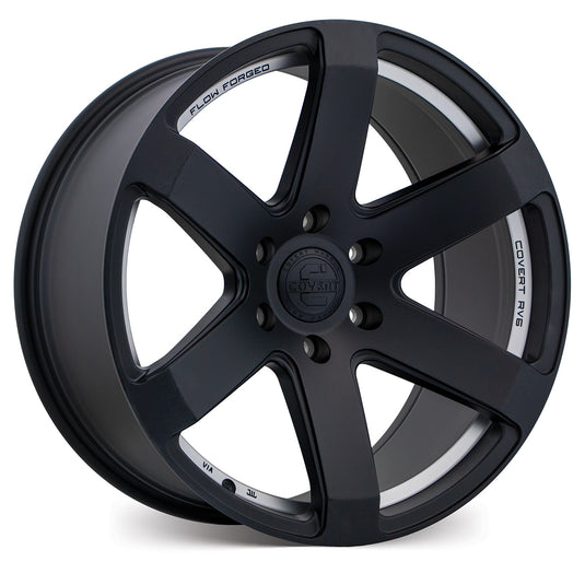Covert Wheels RV6 Matt Black w/Machined Undercut