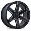 Covert Wheels RV6 Matt Black w/Milled Spokes