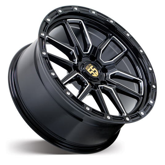 Double Five DB-2 Gloss Black w/Milled Spokes