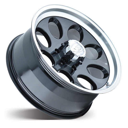 Ion Wheels ION171 Black w/Machined Lip