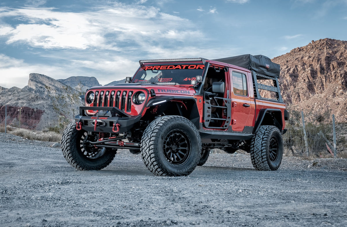 Jeep Gladiator on Black Rhino Raid
