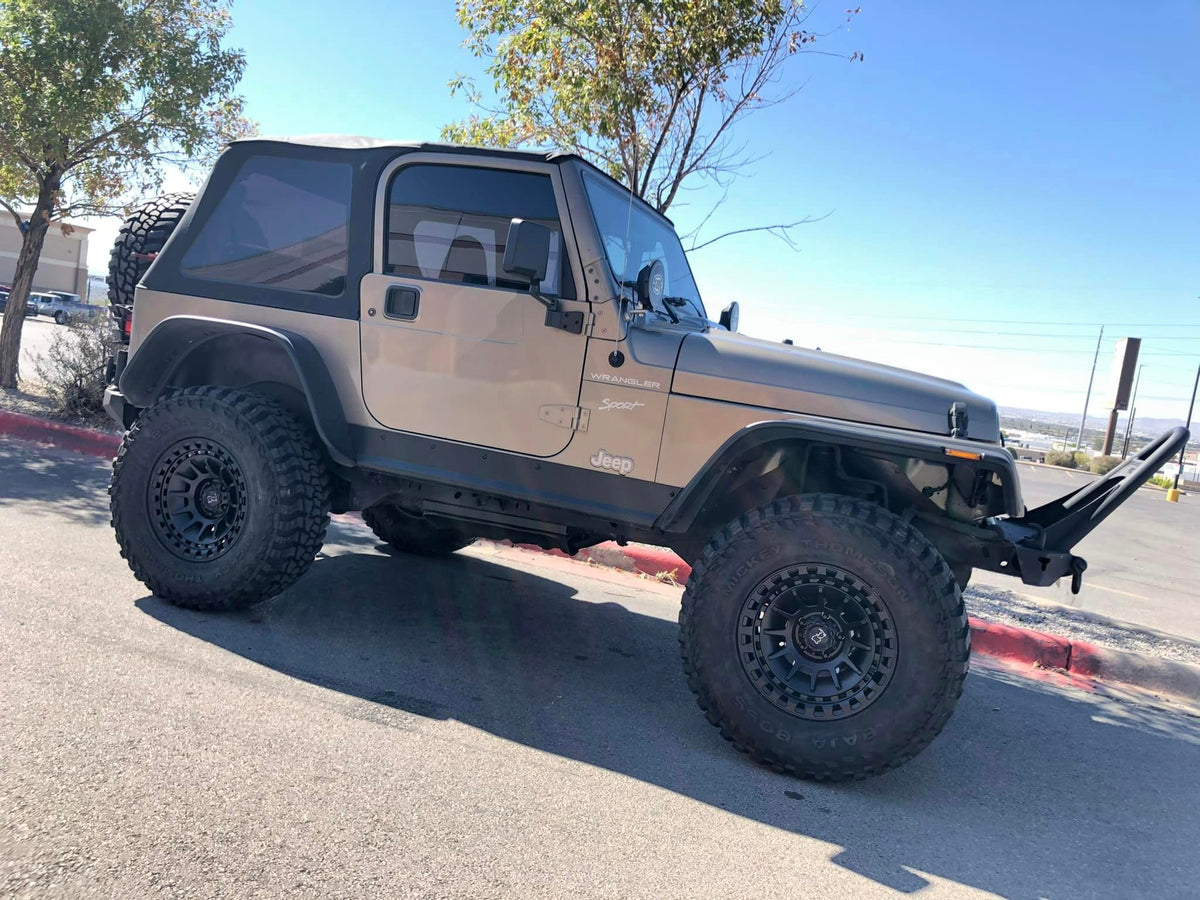 Jeep Wrangler TJ on Black Rhino Barrage
