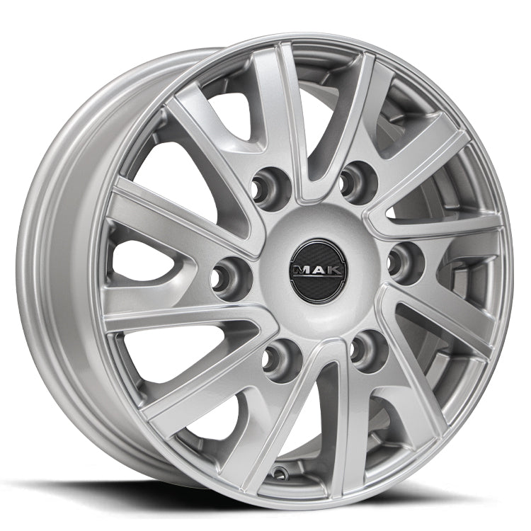 MAK Wheels DELIVER Silver | LDV Deliver 9 & 7 Alloy Wheel 16x6.5 1350kg ...