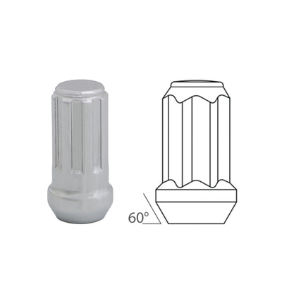 M12X1.5 SPLINE TAPER LOCKSET 8 SPLINE KEY