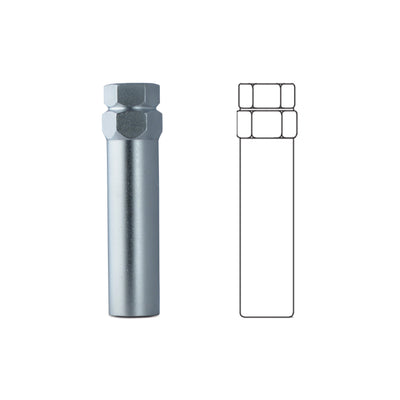 21/22mm HEX 7PT SPLINE KEY 23mm OD 90mm LONG